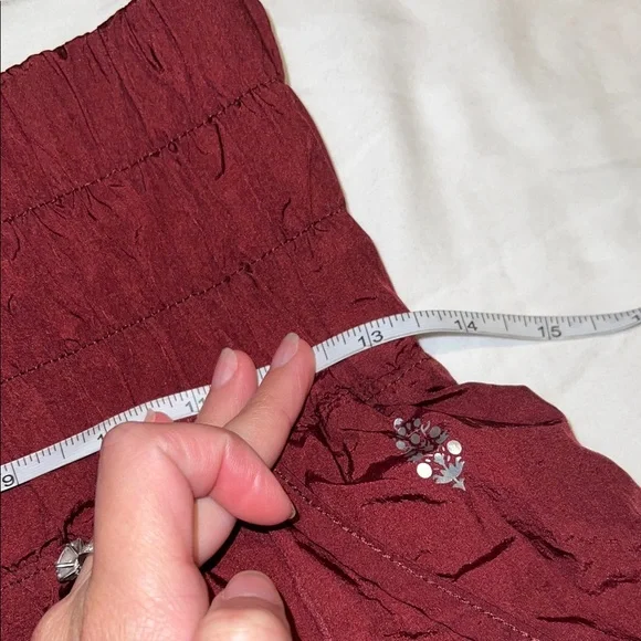 Free People Movement Burgundy Shorts - Picture 5 of 6